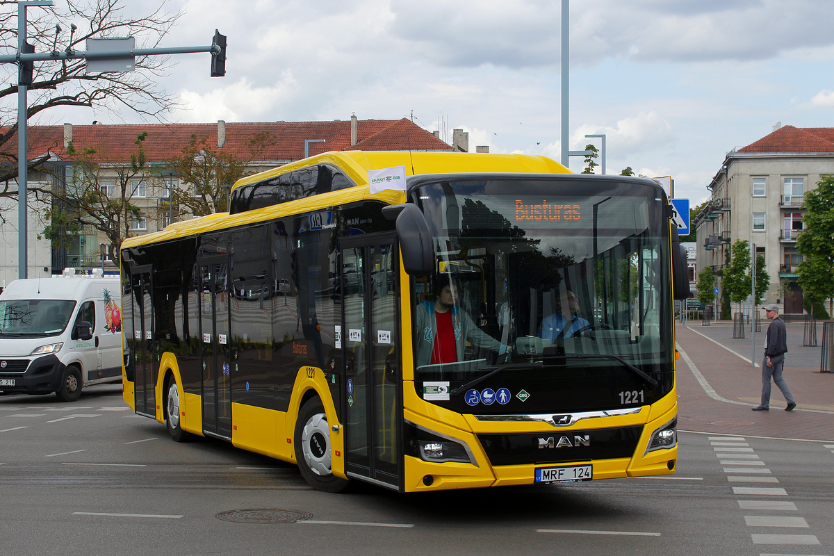 Litvánia, MAN 12C Lion's City 12 G NL280 EfficientHybrid sz.: 1221; Litvánia — Presentation of the new buses of UAB "Busturas"