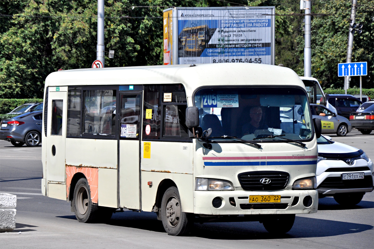 Алтайский край, Hyundai County SWB C08 (РЗГА) № АО 360 22