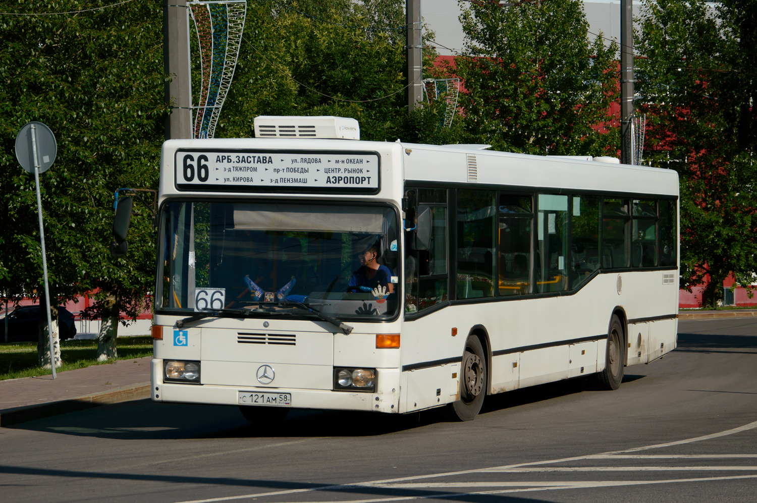 Penza region, Mercedes-Benz O405N2 (SAM) č. С 121 АМ 58