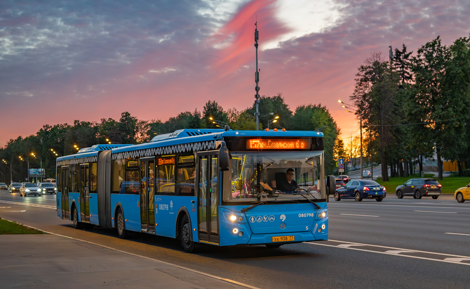 Москва, ЛиАЗ-6213.65 № 080798