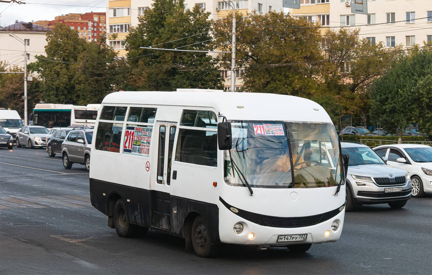 Башкортостан, Dongfeng DFA6600 № М 147 РУ 702 — Фото — Автобусный транспорт