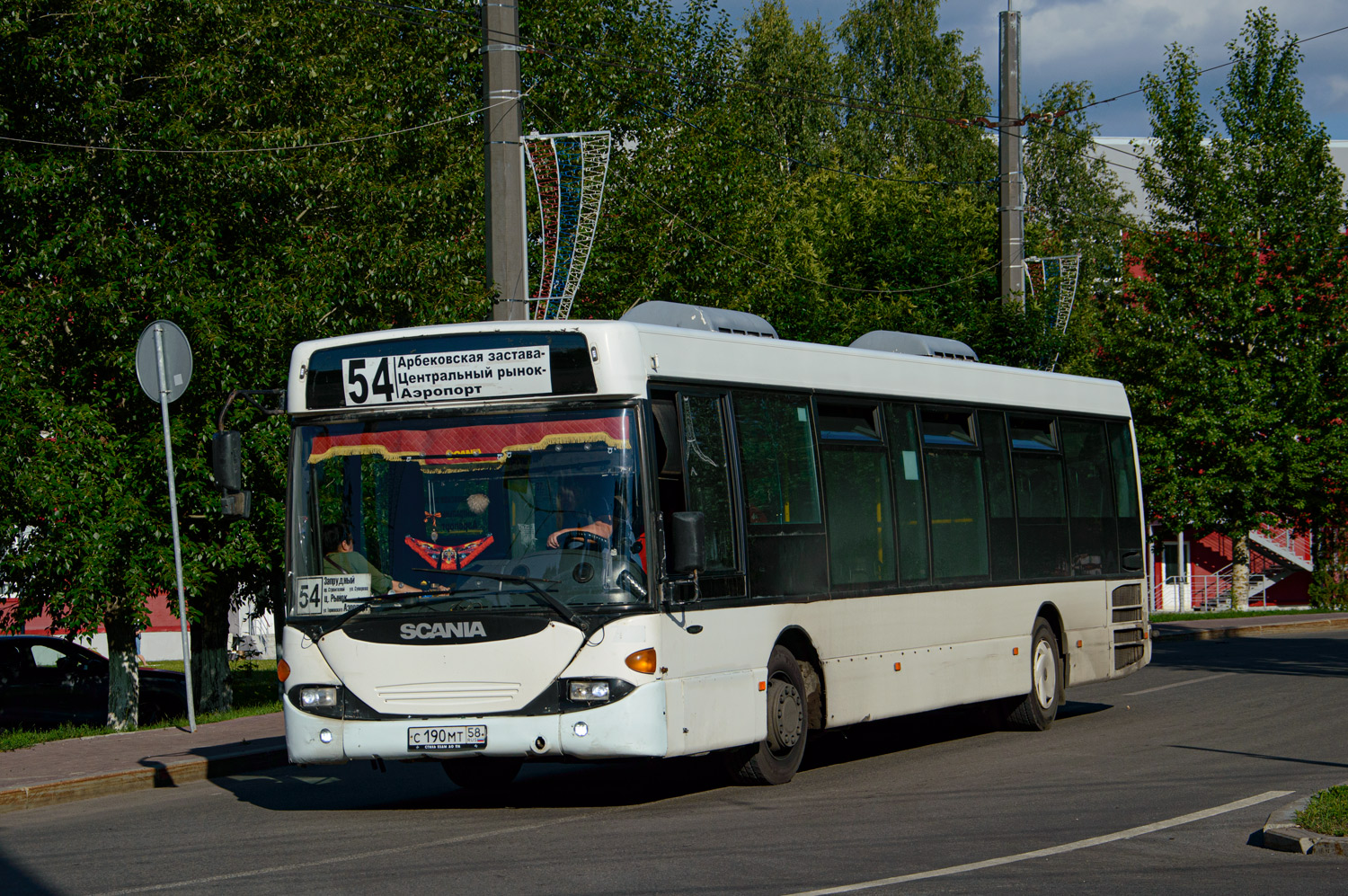 Penza region, Scania OmniLink I (Scania-St.Petersburg) № С 190 МТ 58