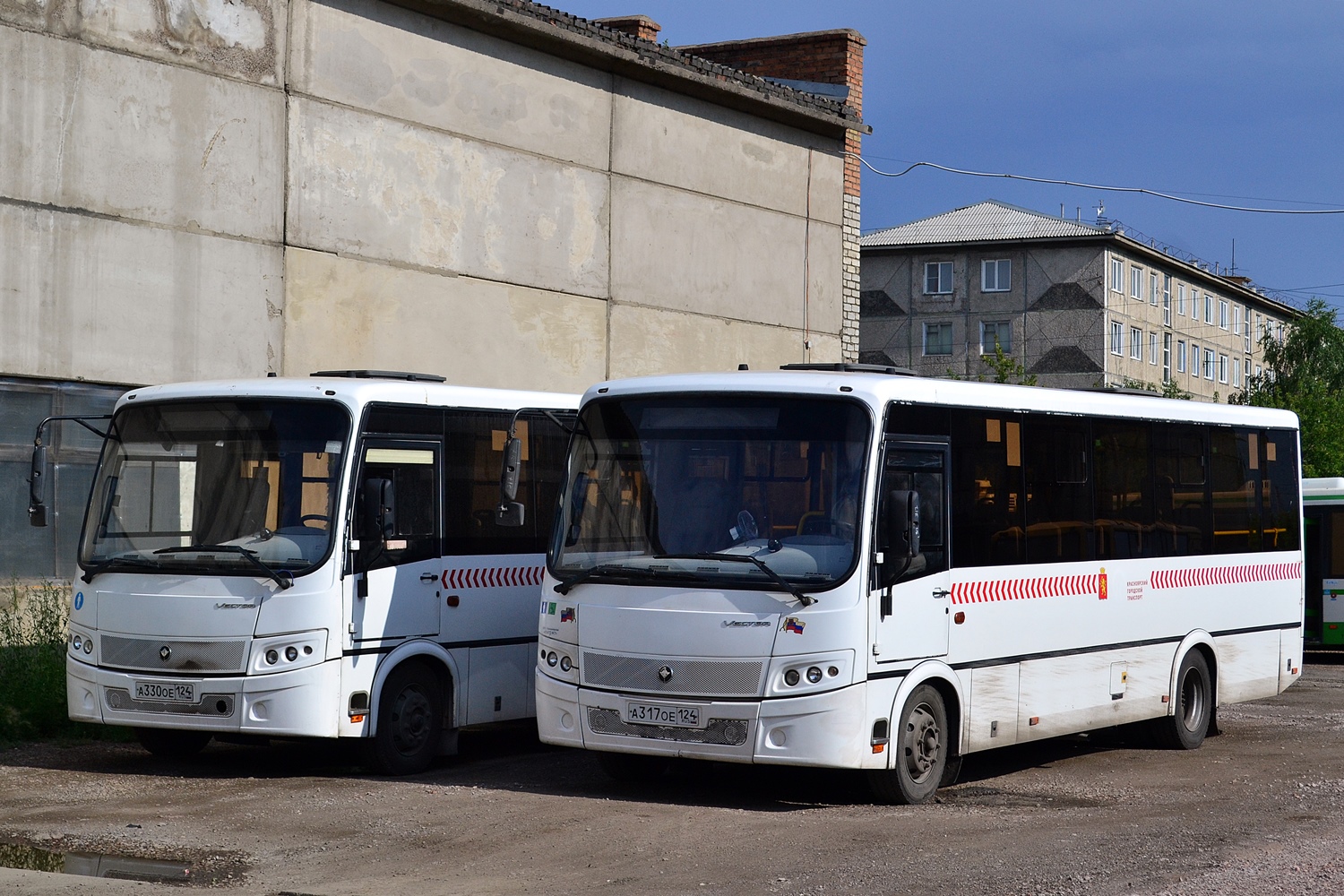 Красноярский край, ПАЗ-320414-04 "Вектор" (1-2) № А 317 ОЕ 124