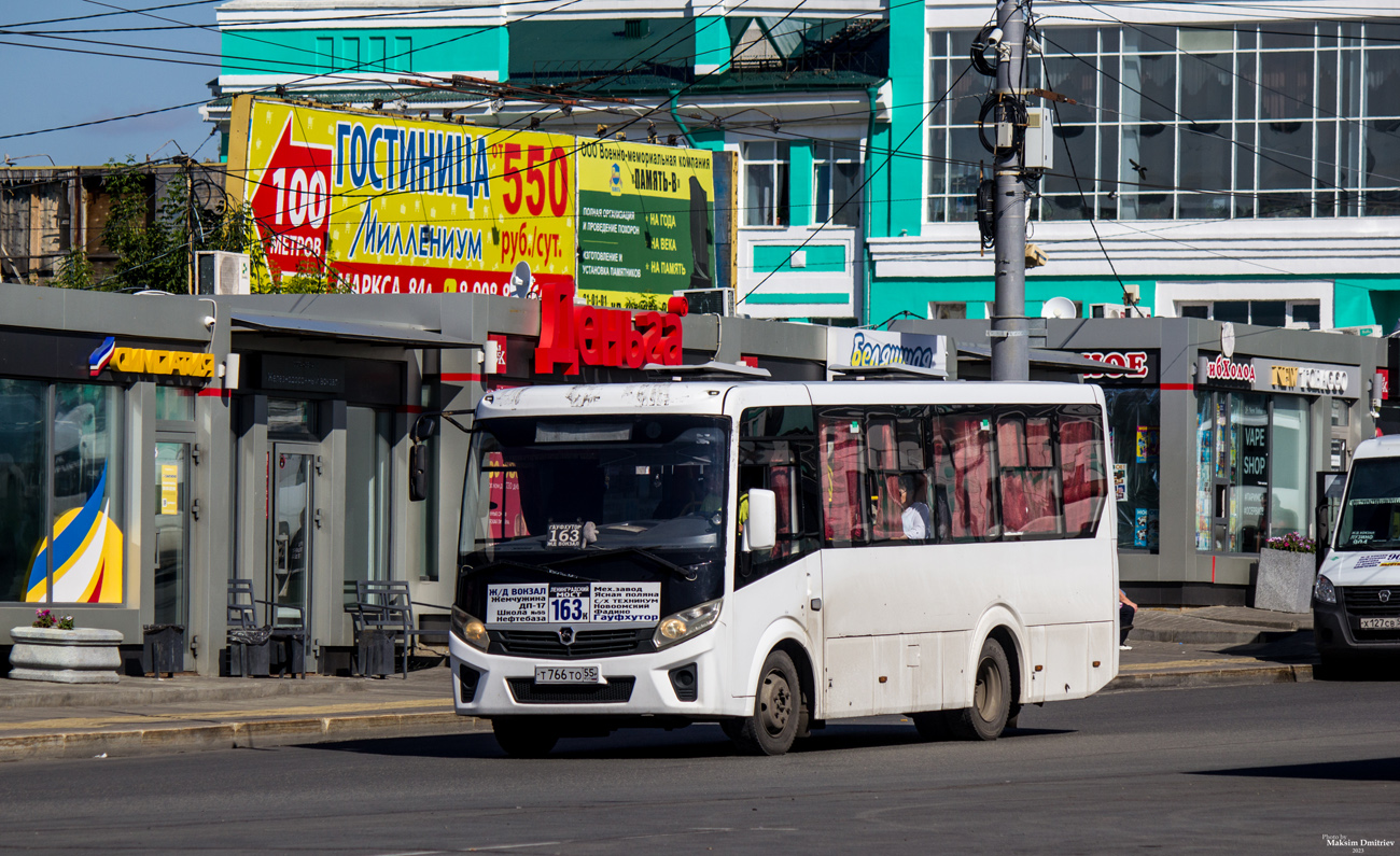 Omsk region, PAZ-320405-04 "Vector Next" № Т 766 ТО 55