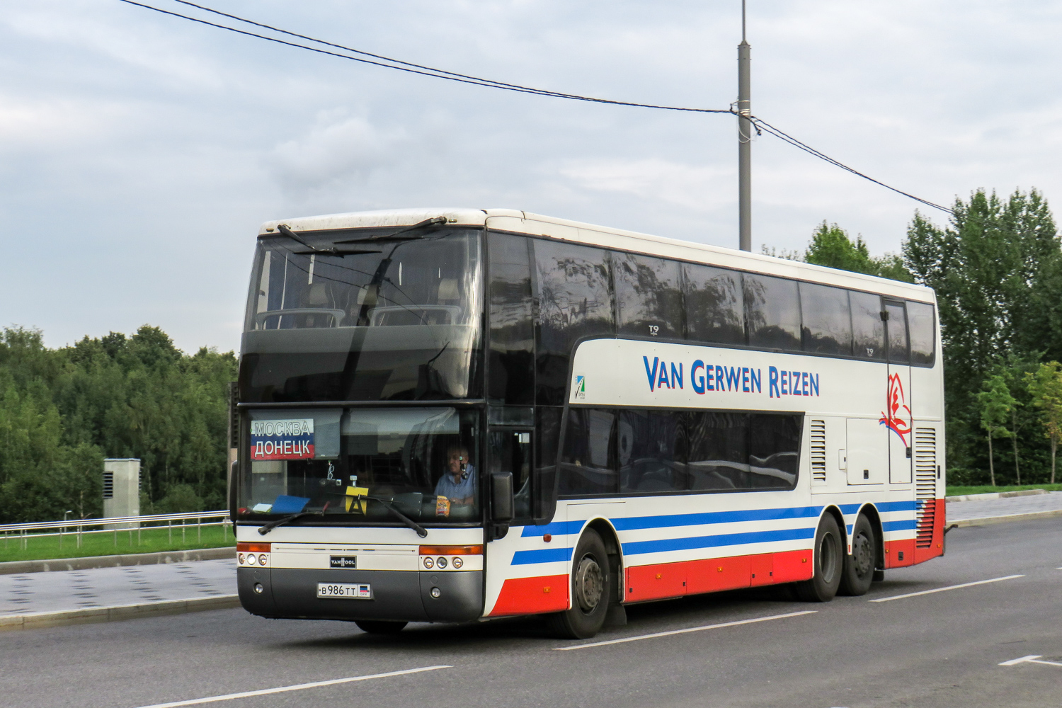 Донецкая область, Van Hool TD927 Astromega № В 986 ТТ