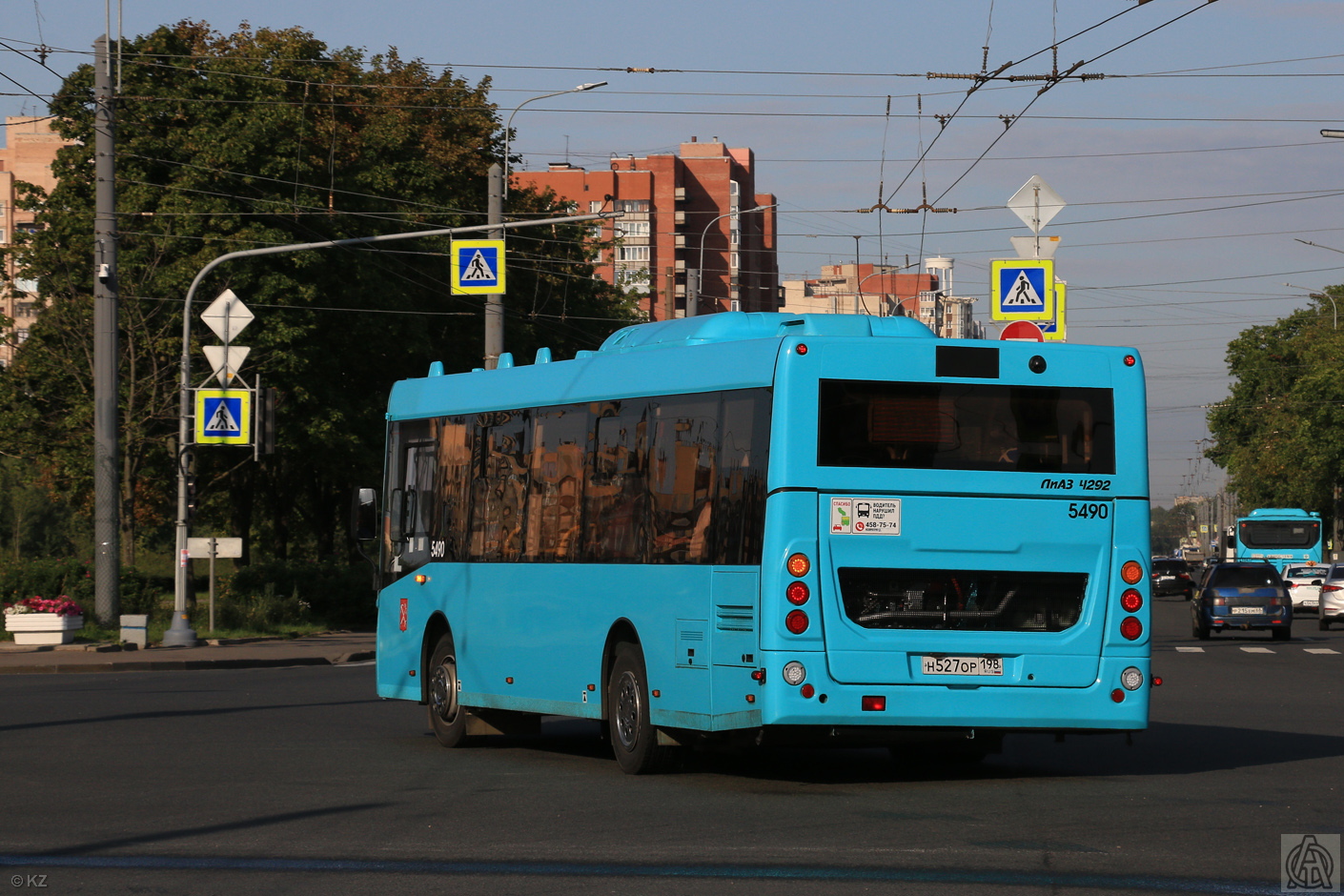 Санкт-Петербург, ЛиАЗ-4292.60 (1-2-1) № 5490