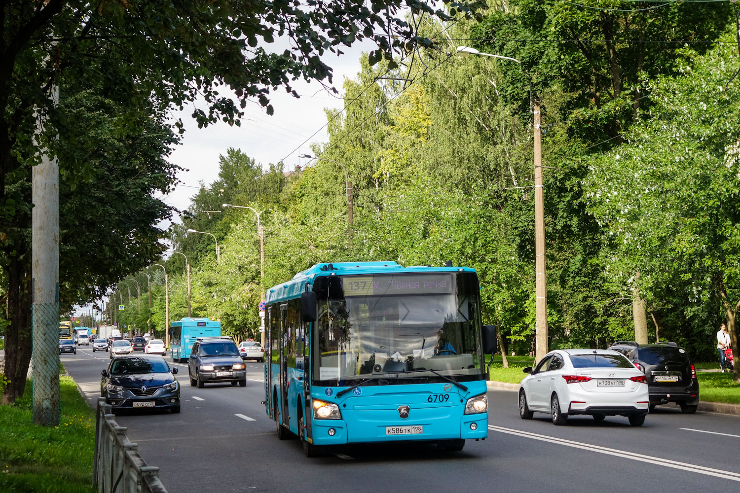 Санкт-Петербург, ЛиАЗ-4292.60 (1-2-1) № 6709