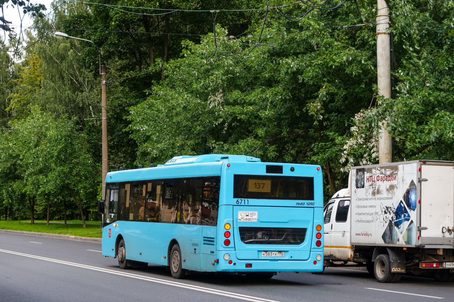 Санкт-Петербург, ЛиАЗ-4292.60 (1-2-1) № 6711