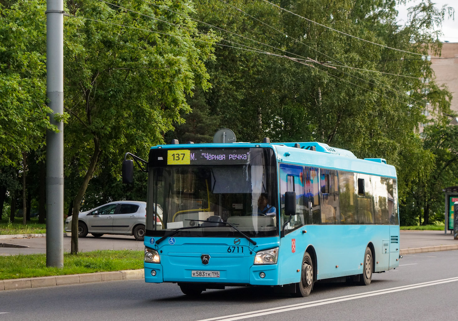 Санкт-Петербург, ЛиАЗ-4292.60 (1-2-1) № 6711