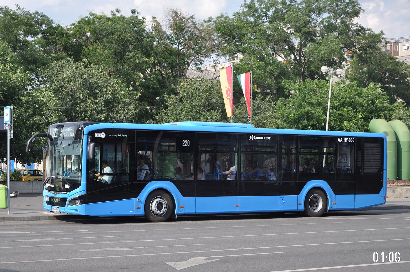 Венгрия, MAN 12C Lion's City 12 NL280 № AA HY-866