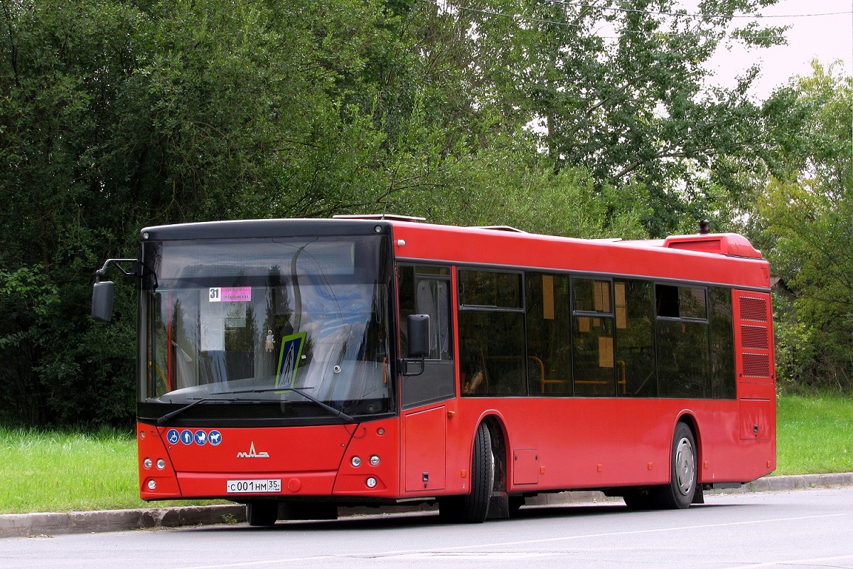 Вологодская область, МАЗ-203.015 № С 001 НМ 35