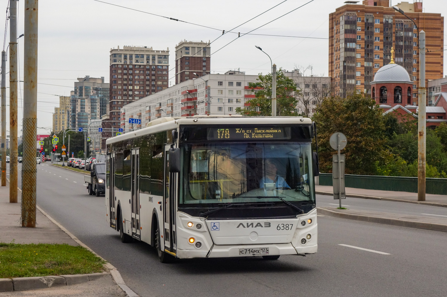 Санкт-Петербург, ЛиАЗ-5292.30 № 6387