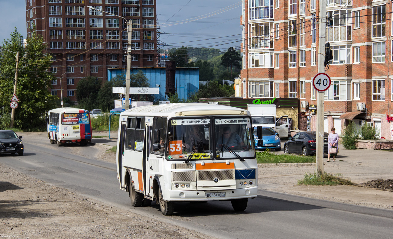 Томская область, ПАЗ-32054 № Е 816 ЕВ 70