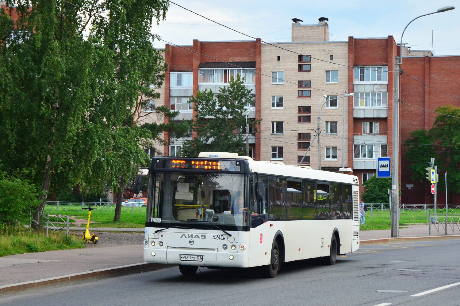 Санкт-Петербург, ЛиАЗ-5292.60 № 5240