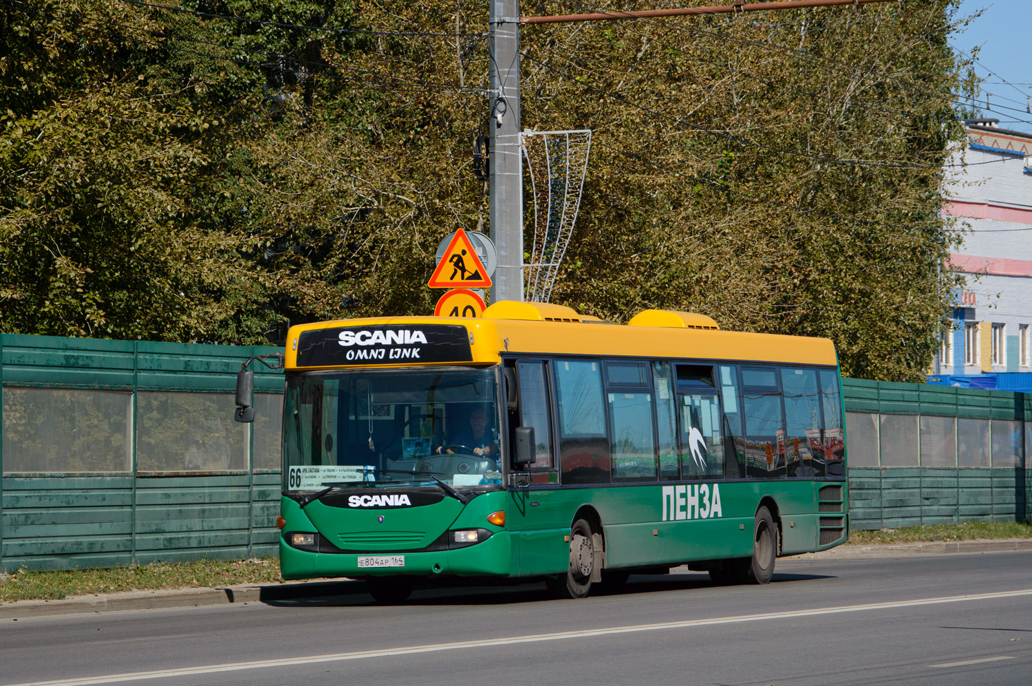 Пензенская область, Scania OmniLink I (Скания-Питер) № Е 804 АР 164