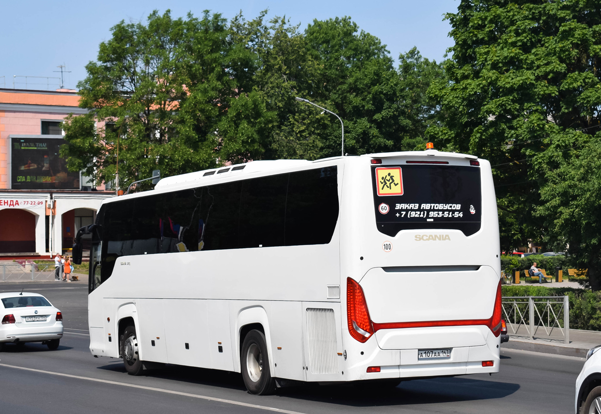 Санкт-Петербург, Scania Touring HD 12.0 № А 107 АА 147