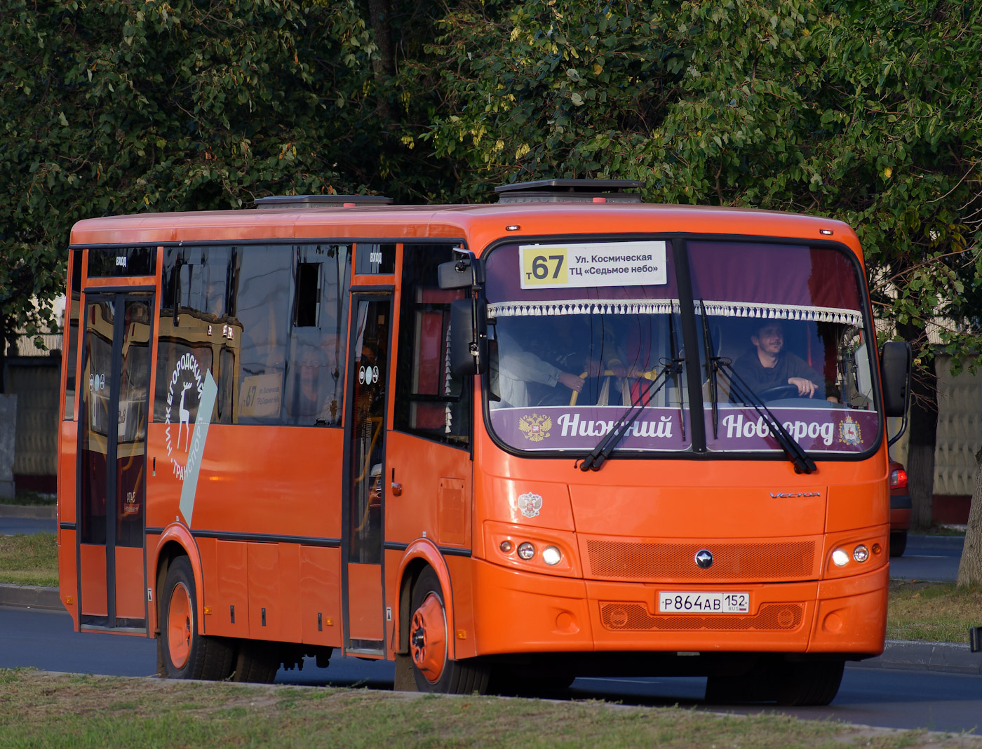 Нижегородская область, ПАЗ-320414-04 "Вектор" № Р 864 АВ 152