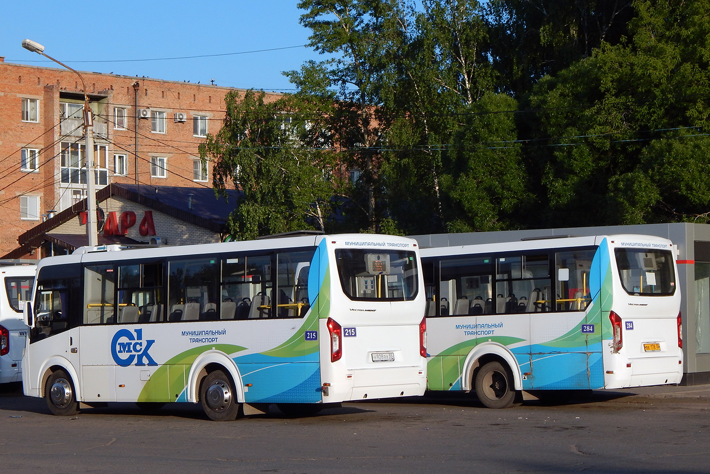 Омская область, ПАЗ-320435-04 "Vector Next" № 215