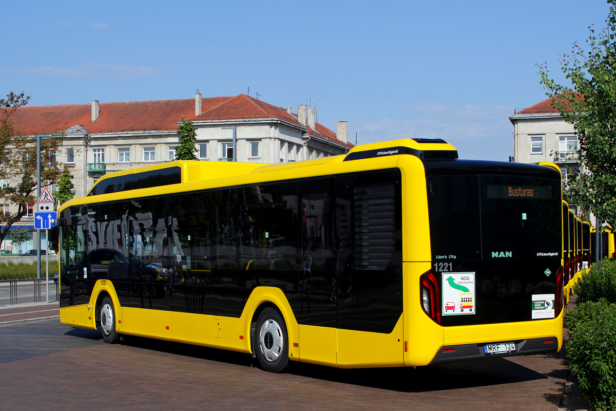 Литва, MAN 12C Lion's City 12 G NL280 EfficientHybrid № 1221; Литва — Презентация новых автобусов UAB "Busturas"