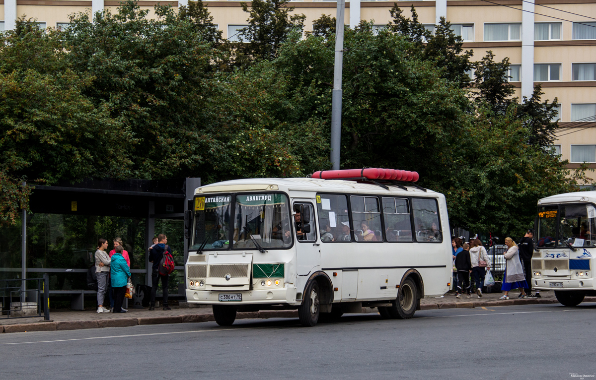Томская область, ПАЗ-32054 № С 386 НТ 70