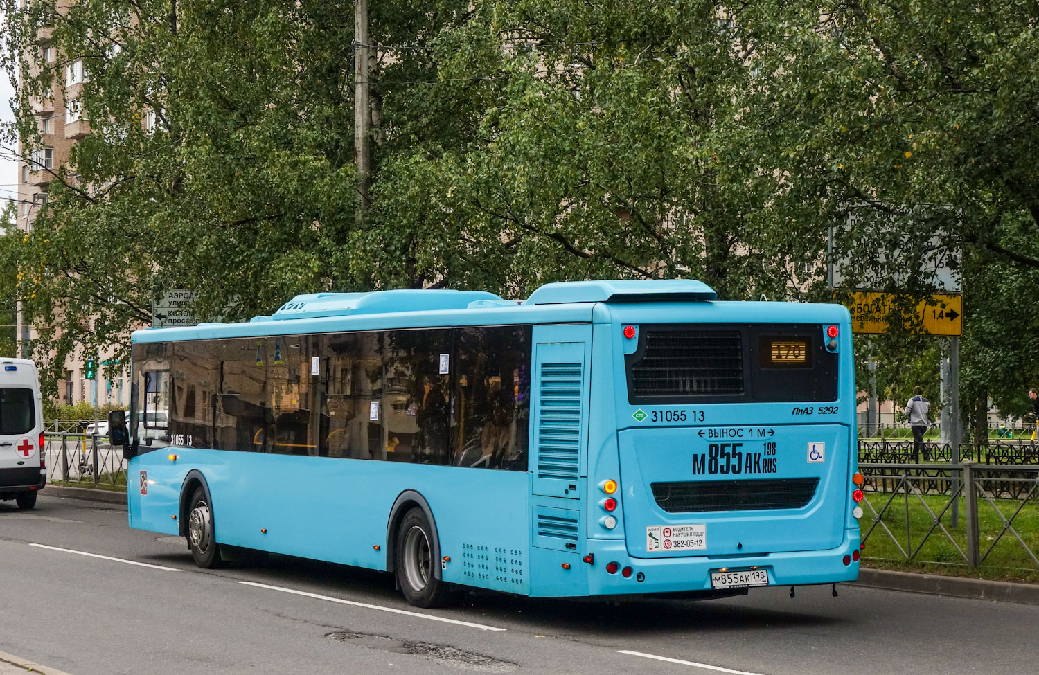 Санкт-Петербург, ЛиАЗ-5292.67 (LNG) № 31055