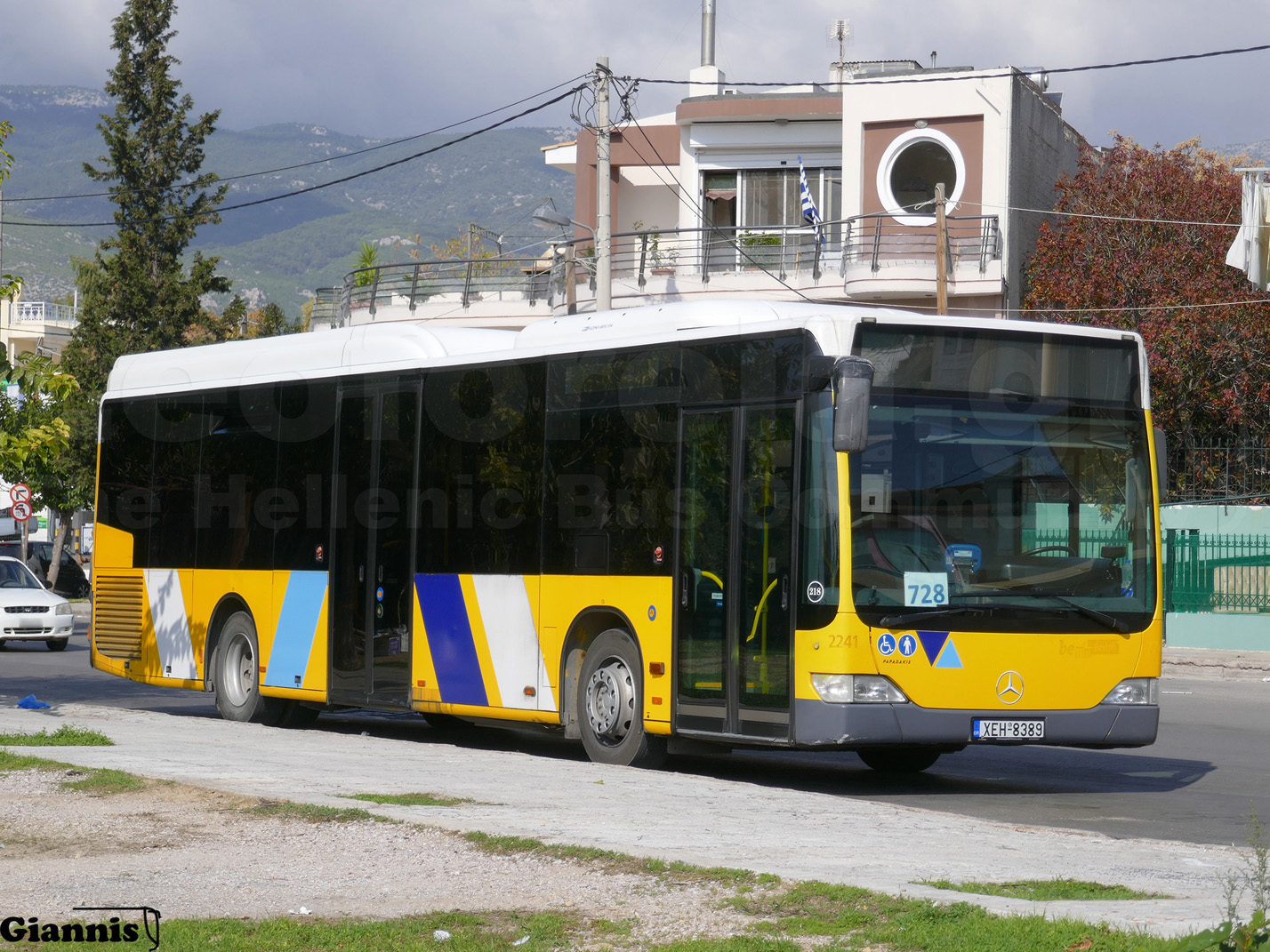 Греция, Mercedes-Benz O530LE Citaro facelift LE № 218