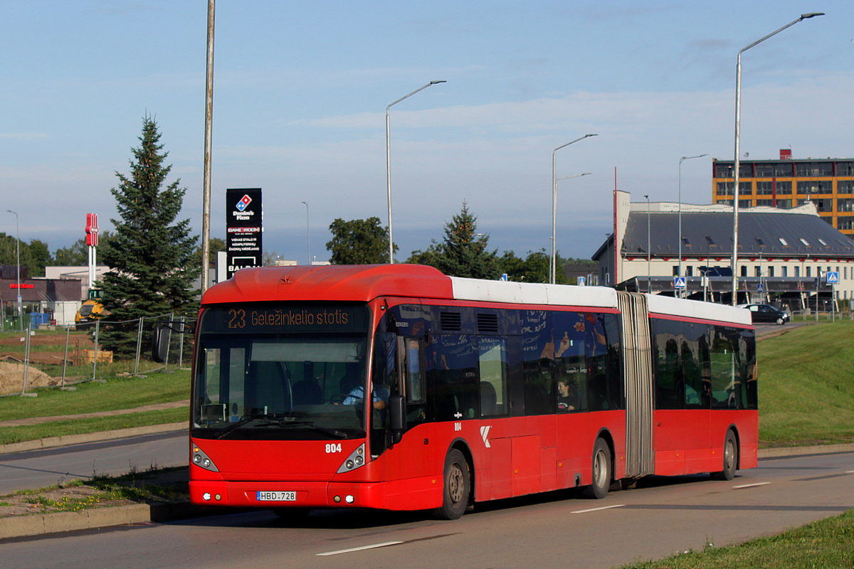 Литва, Van Hool New AG300 № 804