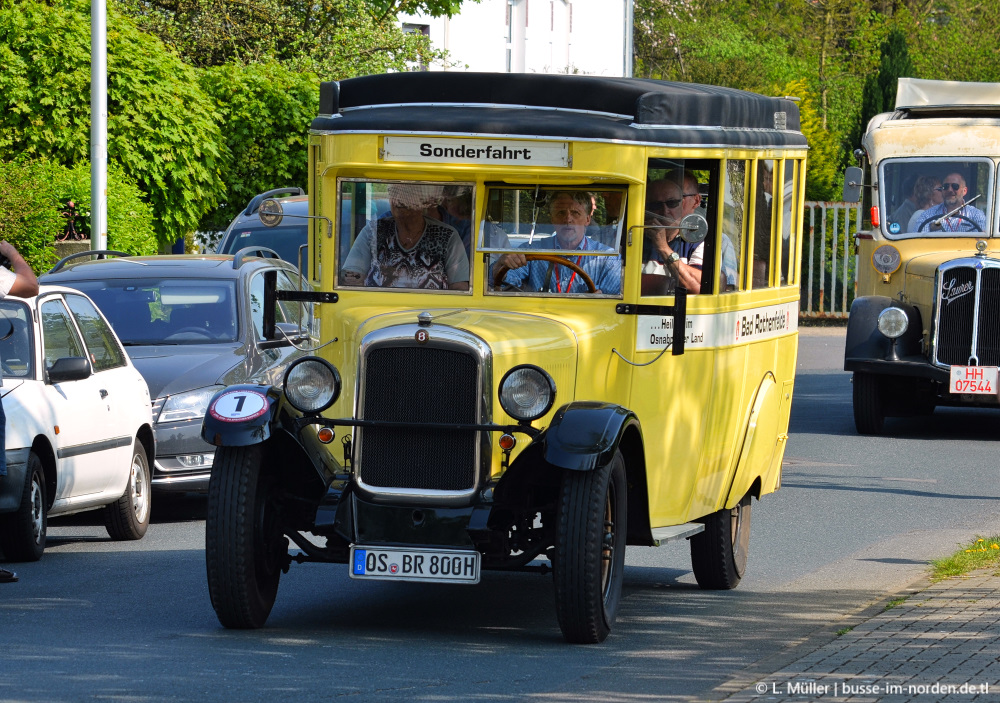 Нижняя Саксония, (модель неизвестна) № OS-BR 800H; Нижняя Саксония — 1. Europatreffen historischer Omnibusse 21.04.2018 Einbeck PS.Speicher