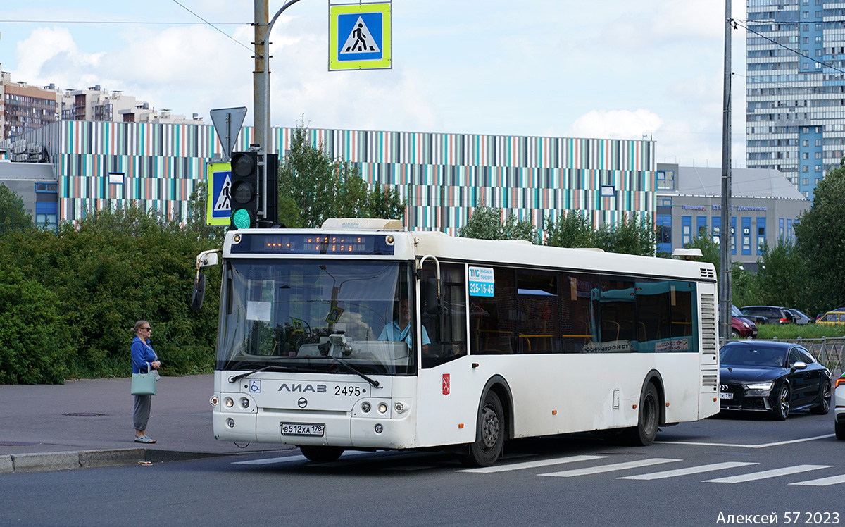 Санкт-Петербург, ЛиАЗ-5292.60 № 2495