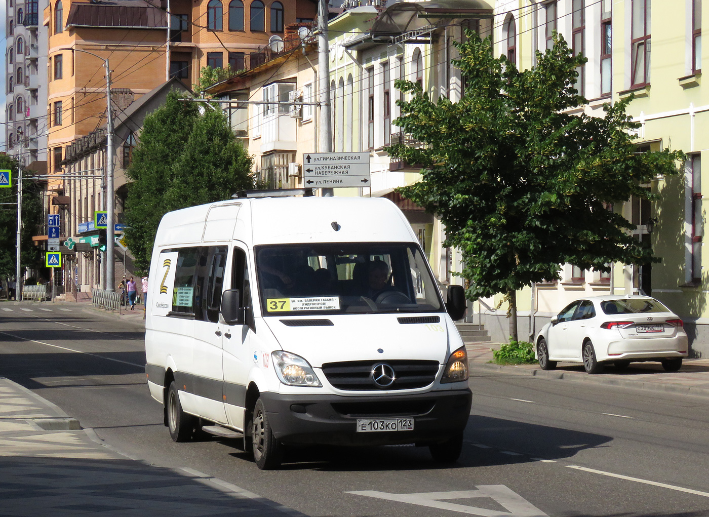 Краснодарский край, Луидор-22360C (MB Sprinter) № Е 103 КО 123