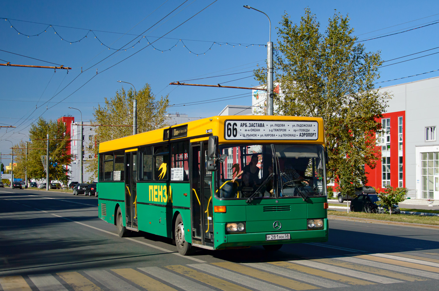 Пензенская область, Mercedes-Benz O405 № Р 281 НН 58