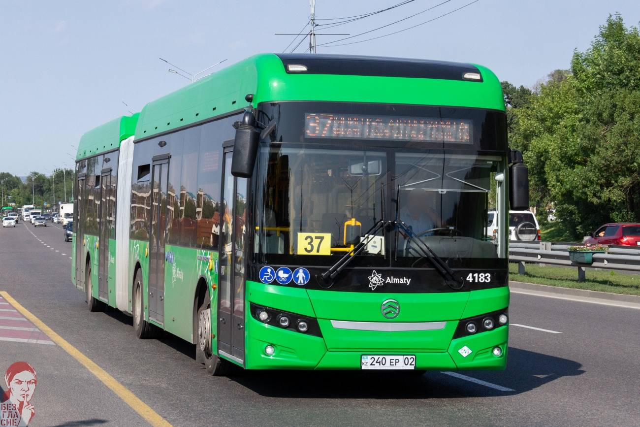 Алматы, Golden Dragon XML6185J13C (Hyundai Trans Auto) № 4183 Алматы, Golden Dragon XML6185J13C (Hyundai Trans Auto) № 4183