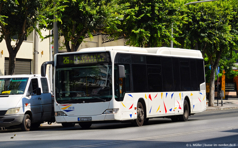 Греция, Mercedes-Benz O530LE Citaro facelift LE № 2518