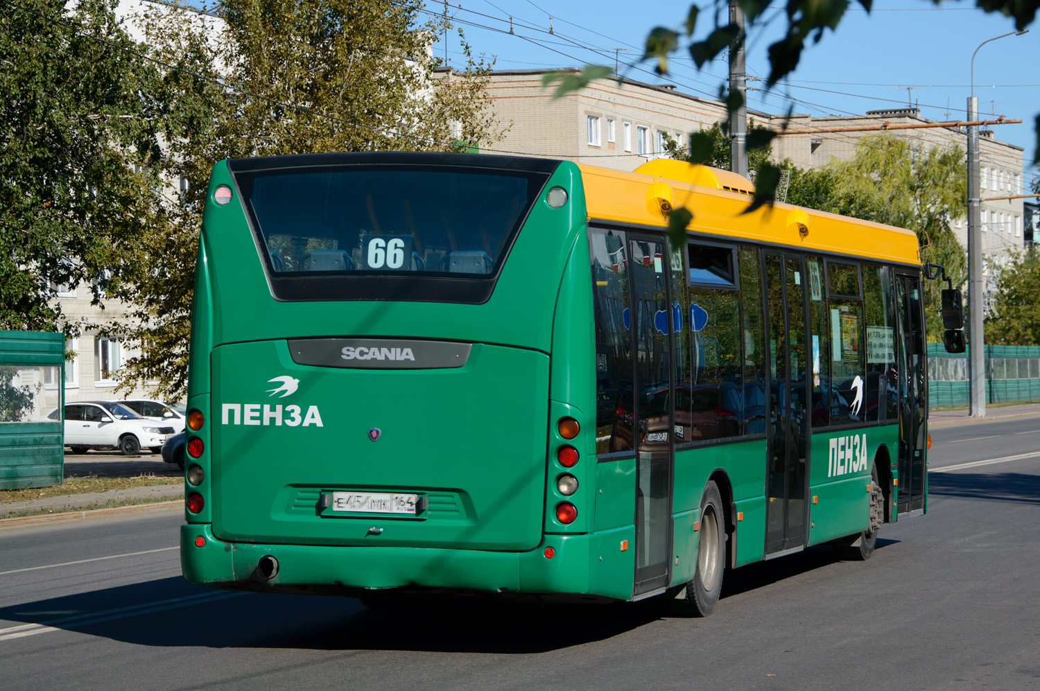 Пензенская область, Scania OmniLink II (Скания-Питер) № Е 454 МК 164