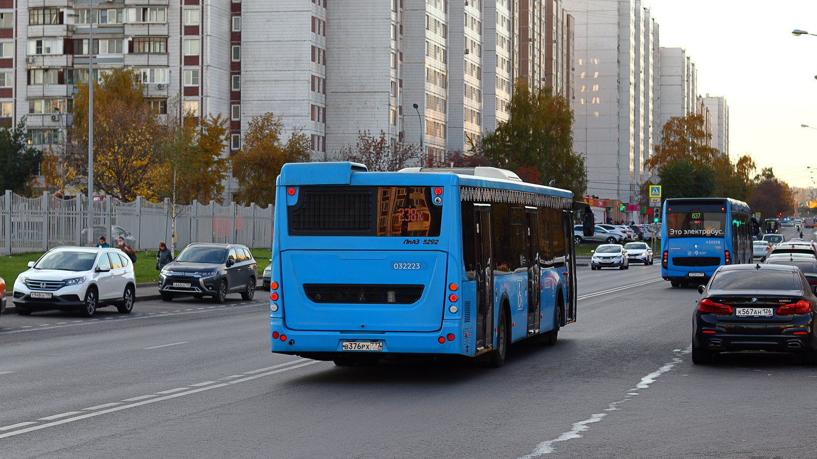 Moskau, LiAZ-5292.22 (2-2-2) Nr. 032223