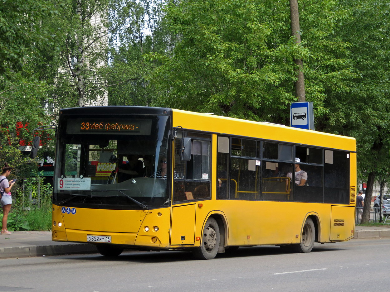 Кировская область, МАЗ-206.068 № В 352 РТ 43