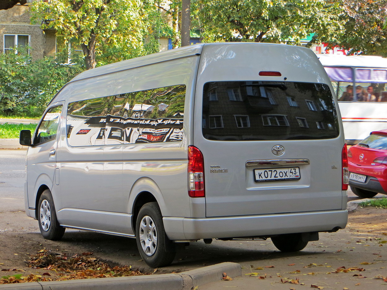 Кировская область, Toyota HiAce TRH223L № К 072 ОХ 43