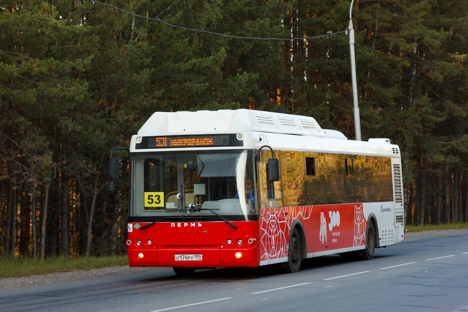 Пермский край, ЛиАЗ-5292.67 (CNG) № О 174 РУ 159