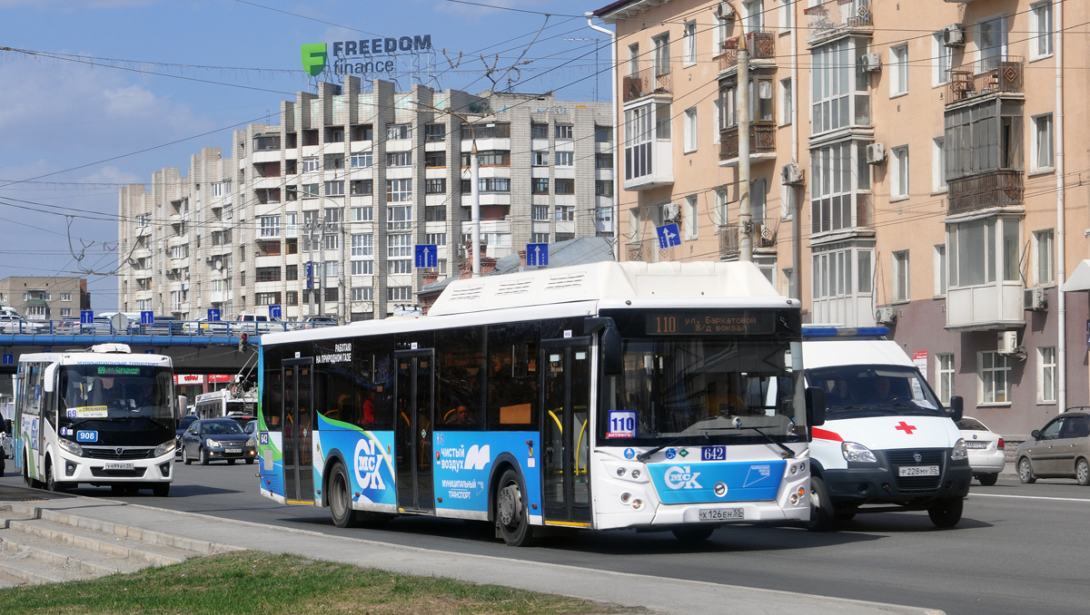 Omsk region, LiAZ-5292.67 (CNG) Nr. 642