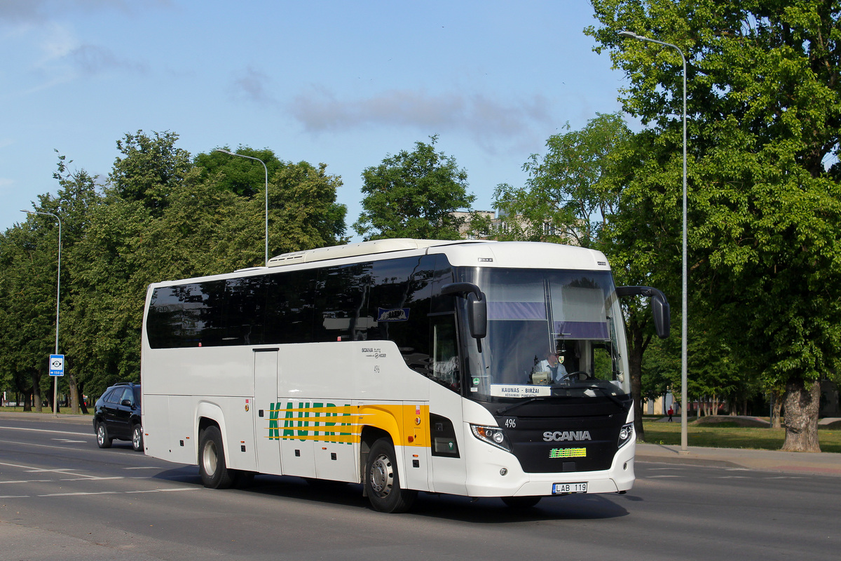 Литва, Scania Touring HD 12.0 № 496