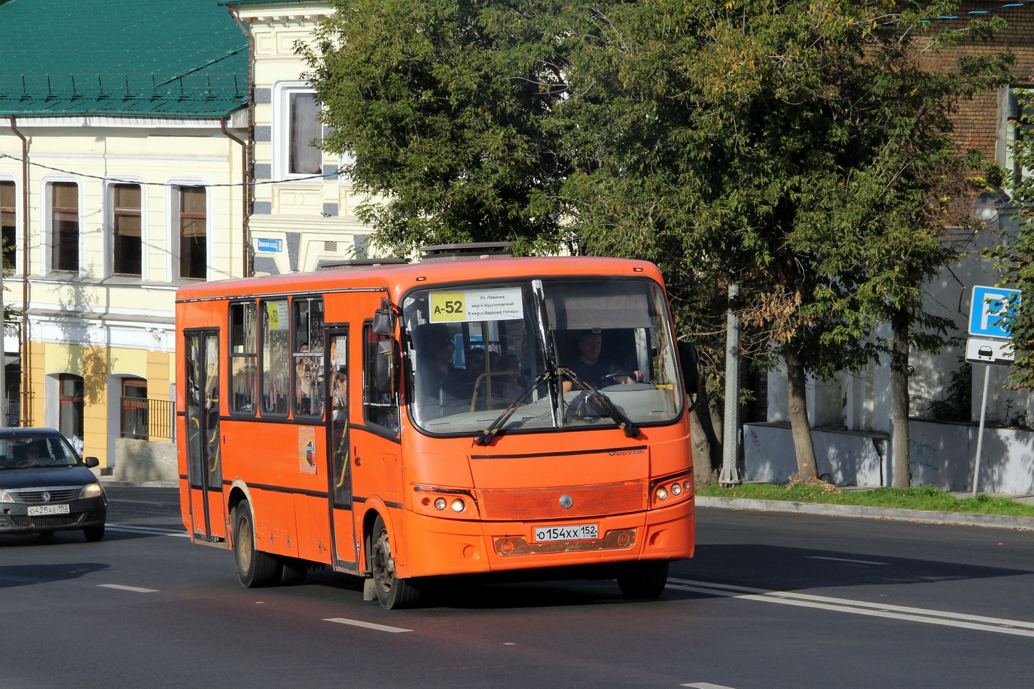 Нижегородская область, ПАЗ-320414-05 "Вектор" № О 154 ХХ 152