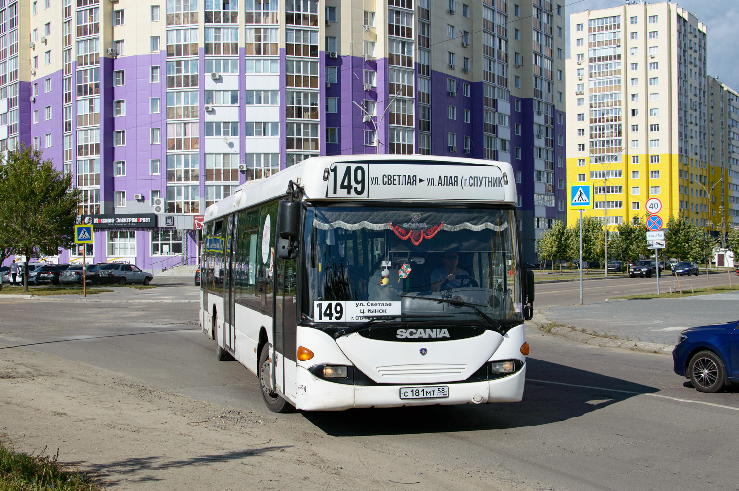 Пензенская область, Scania OmniLink I (Скания-Питер) № С 181 МТ 58