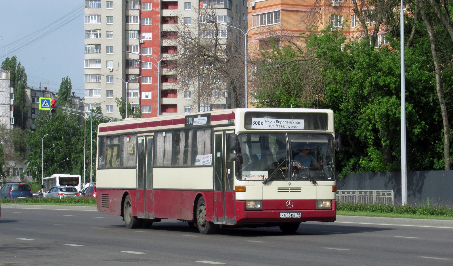 Липецкая область, Mercedes-Benz O405 № У 616 КВ 48