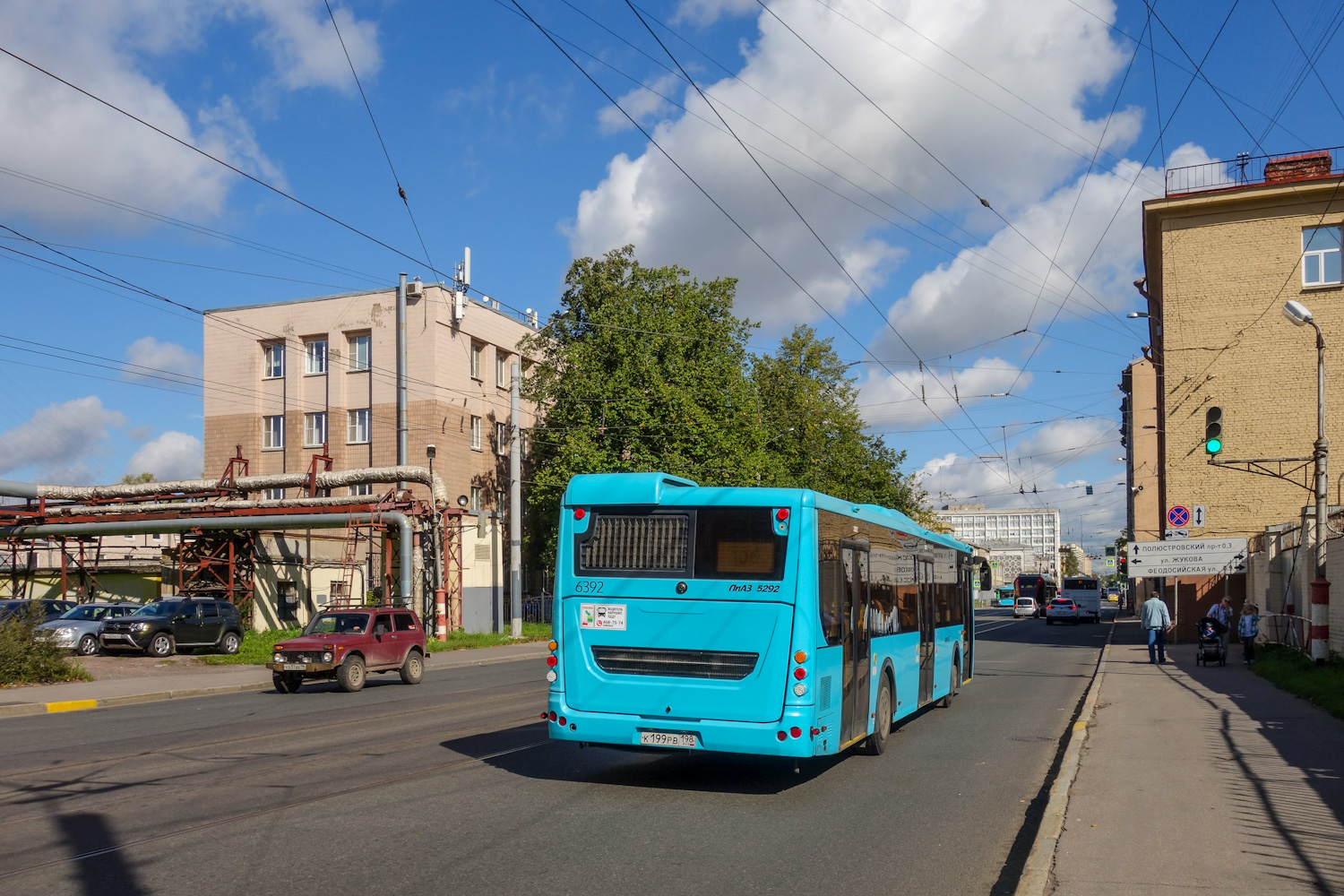 Санкт-Петербург, ЛиАЗ-5292.65 № 6392