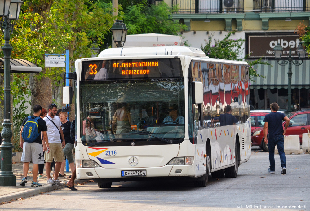 Греция, Mercedes-Benz O530 Citaro facelift № 2116