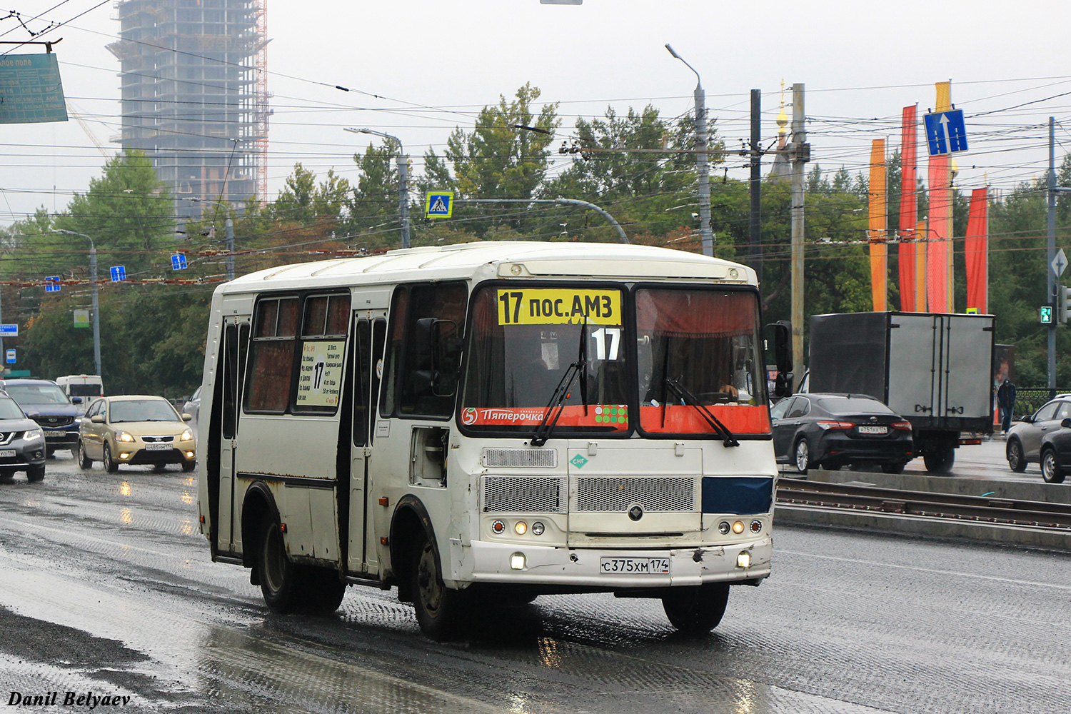 Челябинская область, ПАЗ-32054 № С 375 ХМ 174