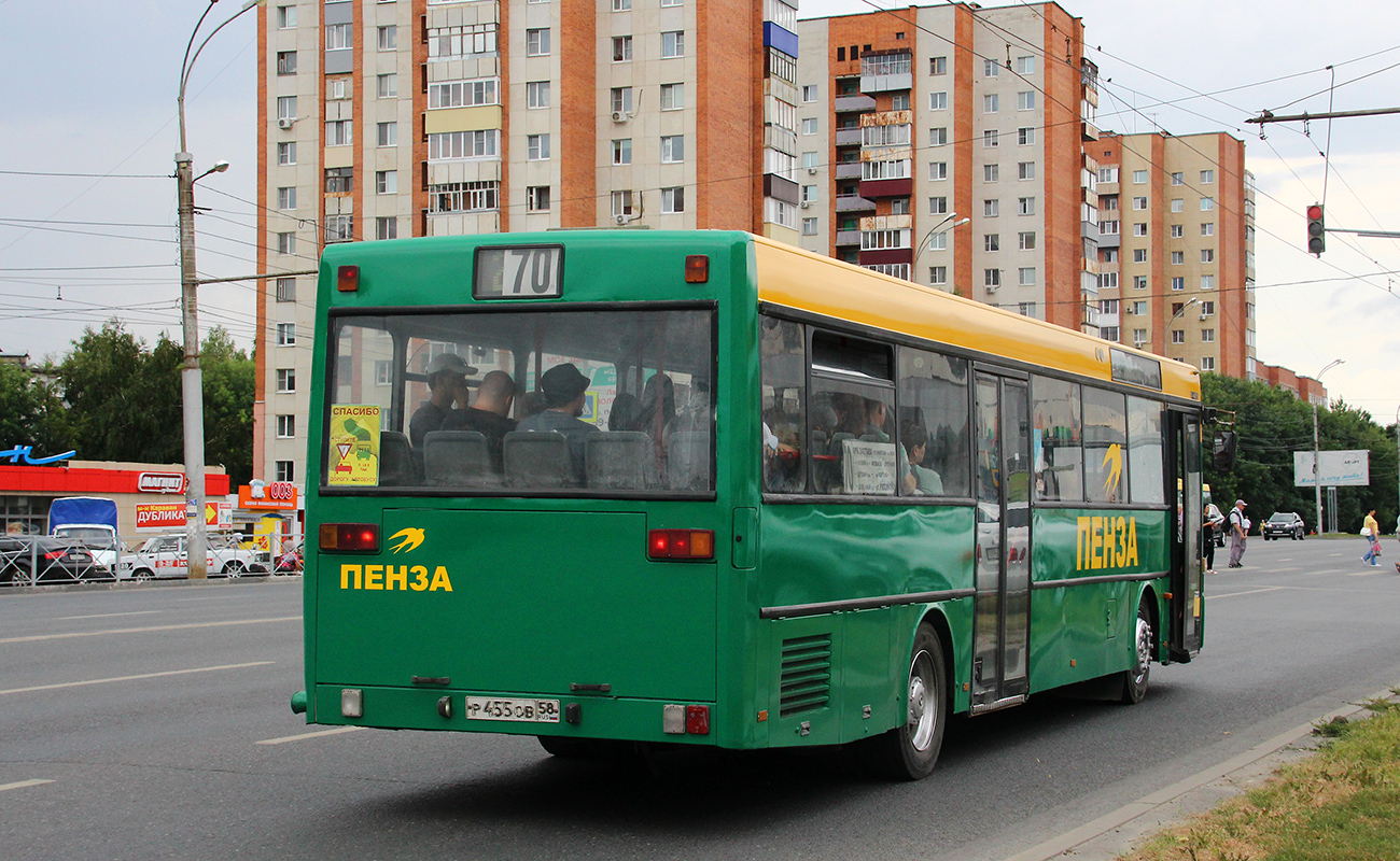 Пензенская область, Mercedes-Benz O405 № Р 455 ОВ 58