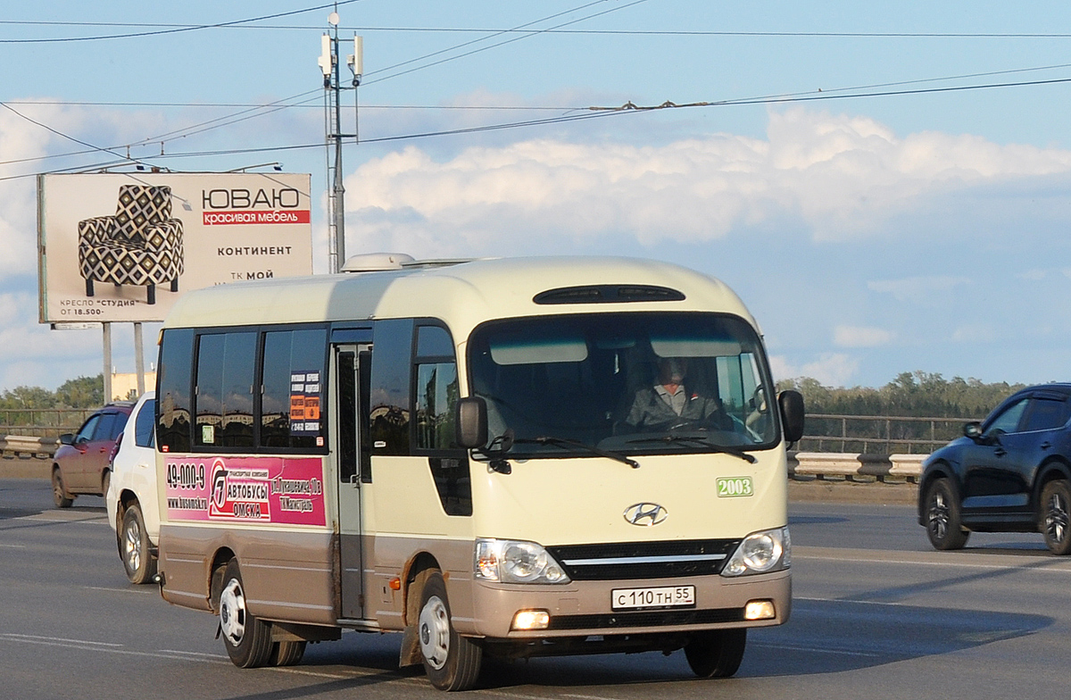 Омская область, Hyundai County Deluxe № 2003