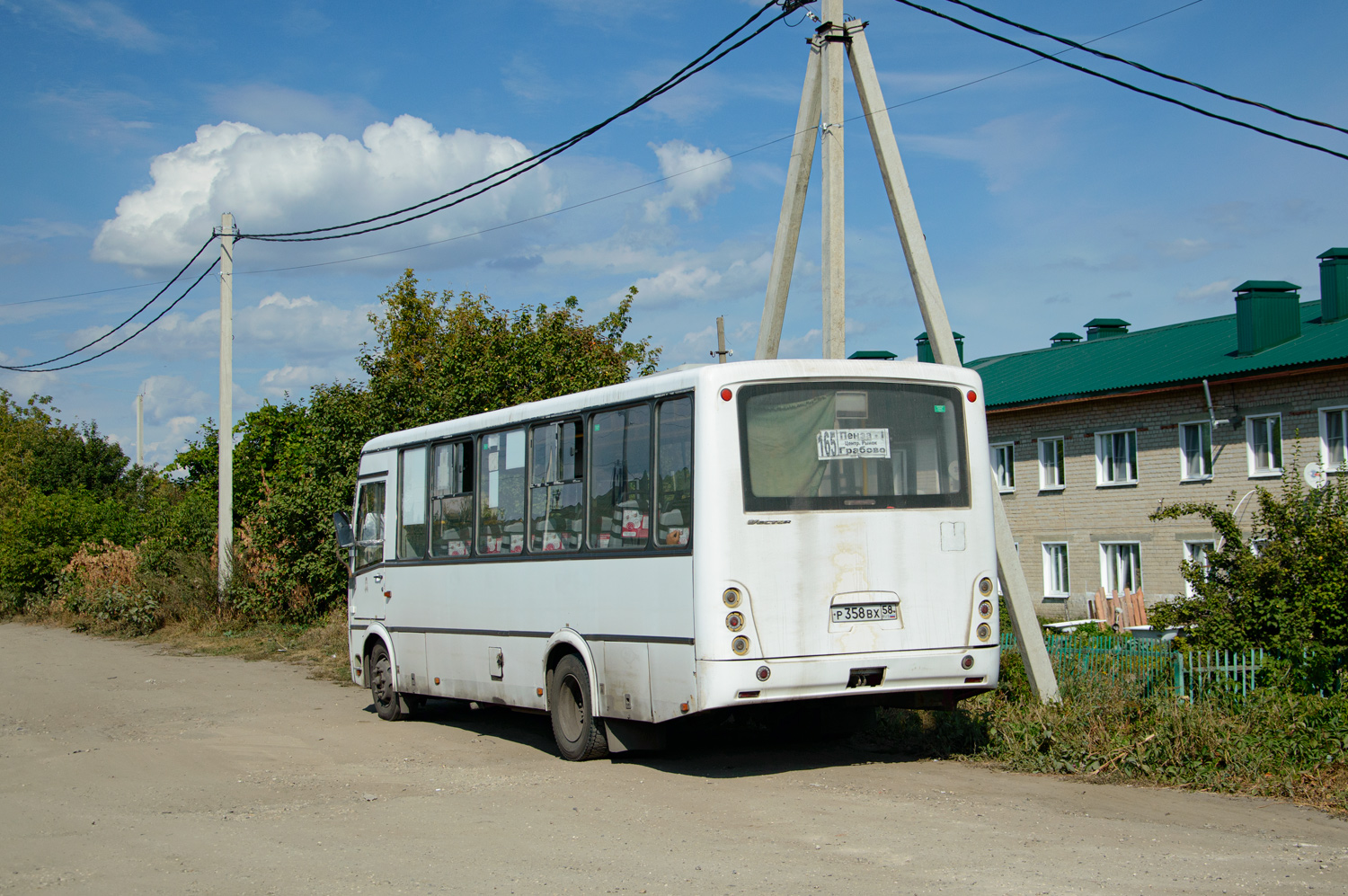 Пензенская область, ПАЗ-320412-04 "Вектор" № Р 358 ВХ 58