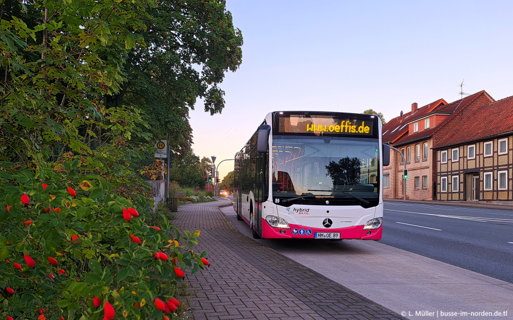 Нижняя Саксония, Mercedes-Benz Citaro C2 hybrid № 89